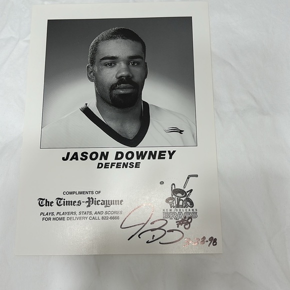 New Orleans Brass meet & greet card - Picture 2 of 4